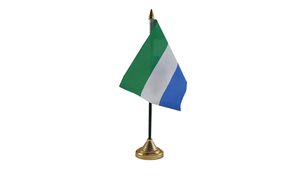 Sierra Leone Table Flags